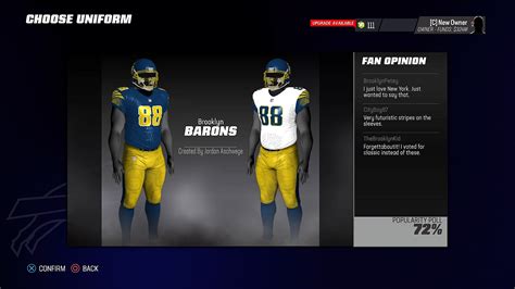 I saw the patches in the trailers for the game but they arent in the game. . Best relocation jerseys madden 23